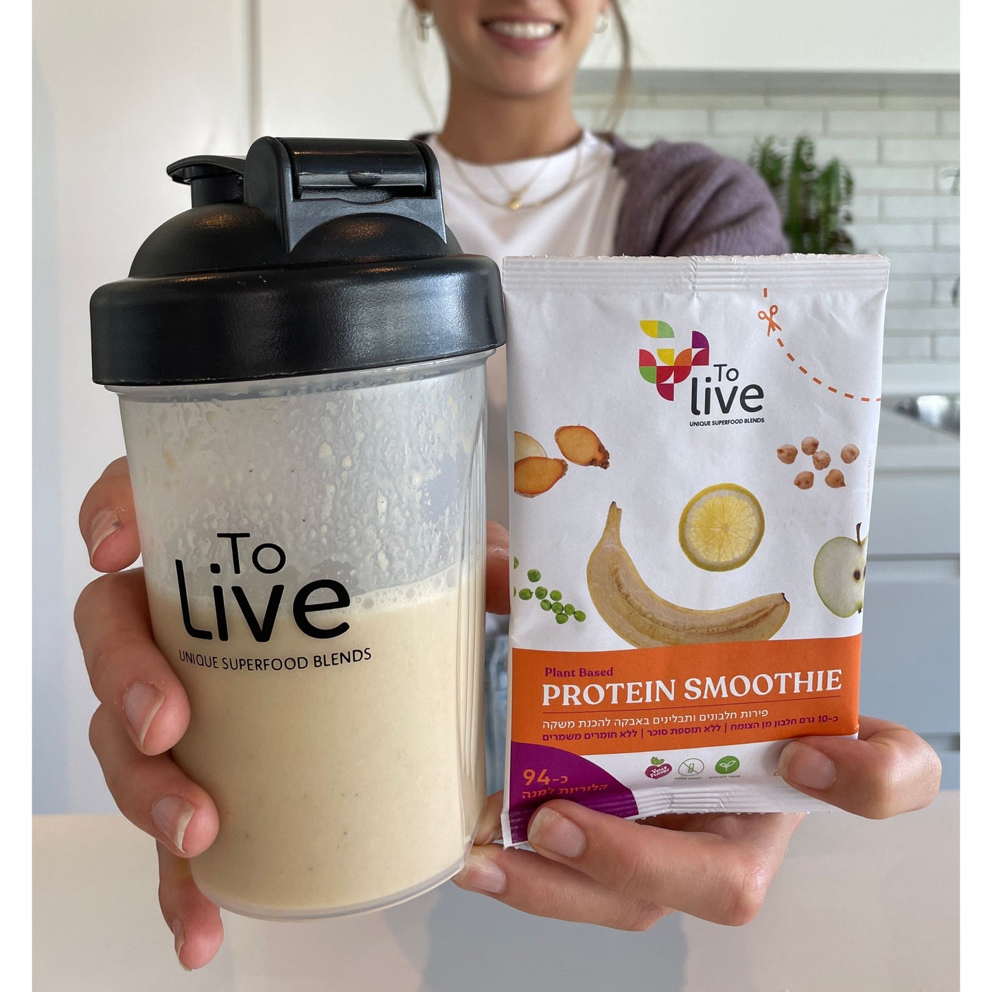 שייק עשיר בחלבון Protein Smoothie